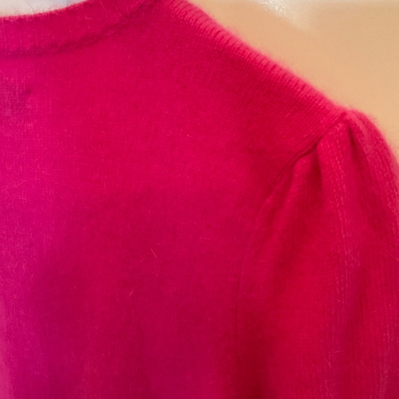 Hot Pink C Wonder short sleeve sweater, L - Picture 4 of 6